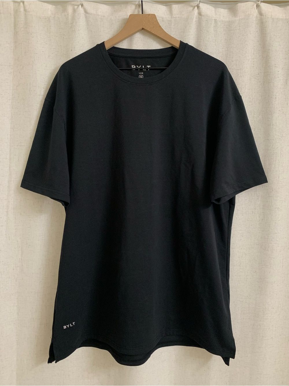 BYLT Premium Basics LUX Black Crewneck Short Sleeve Tee XXL
